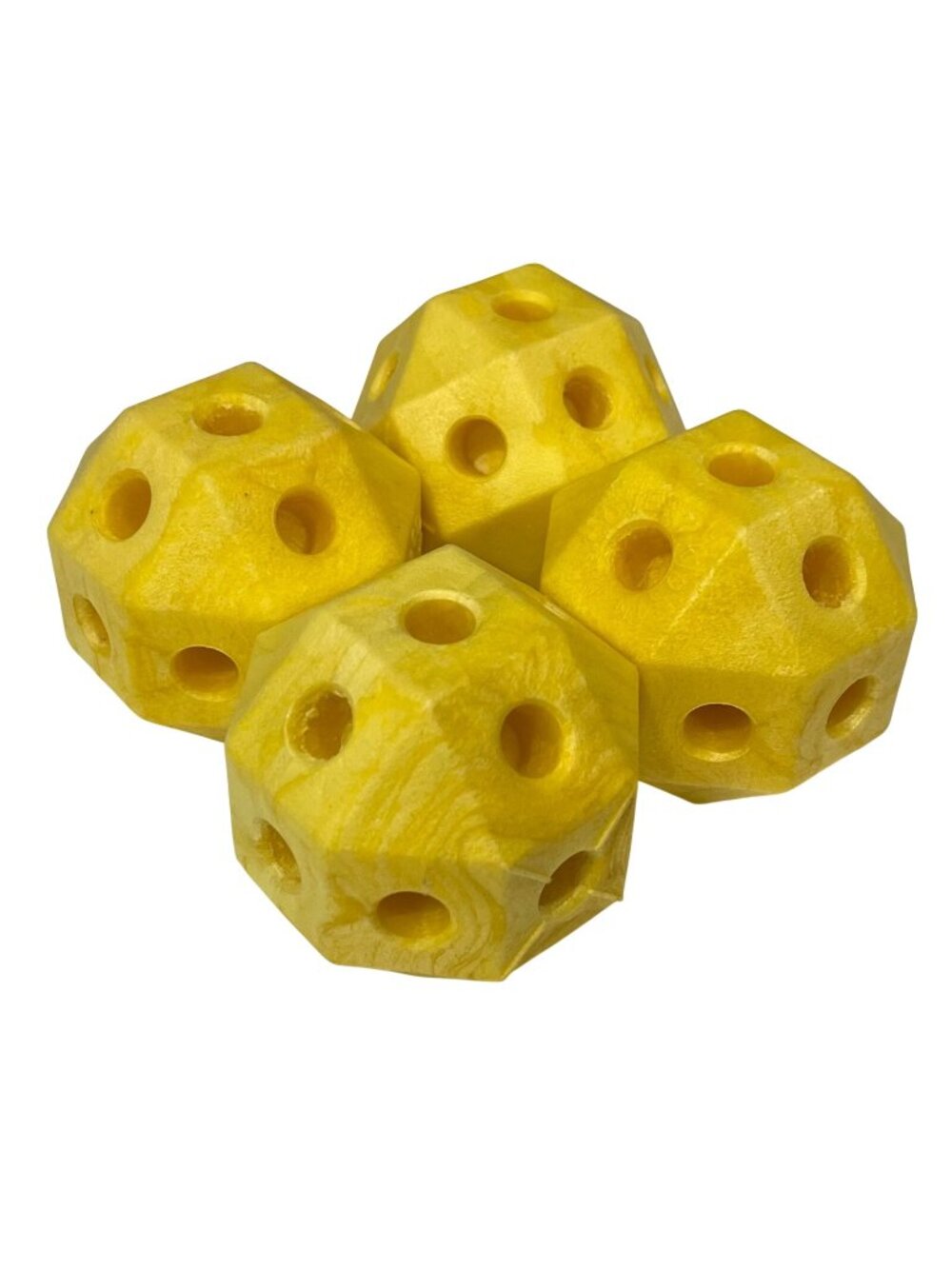4 Discovery Kids Build Play Construction Fort Tent Yellow Ball Connectors Parts